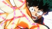 「僕のヒーローアカデミア」のカット。