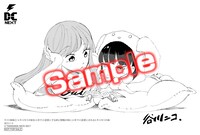 COMIC ZINで購入した人に渡されるポストカード。