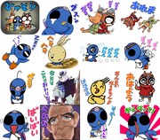 LINEスタンプ「忍ペンまん丸」より。