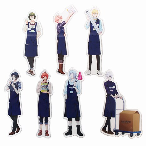 IDOLiSH7のアクリルキーホルダー。