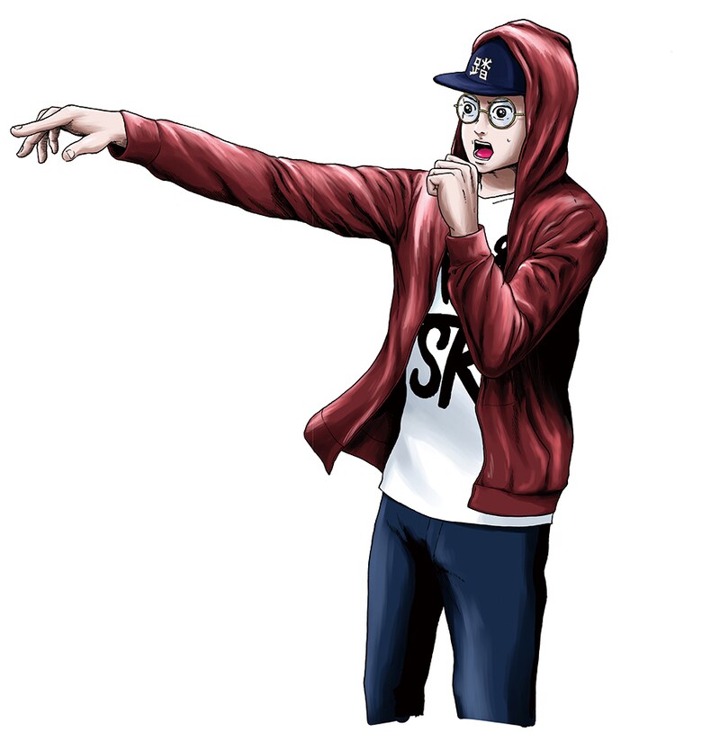 「ライミングマン」イラスト