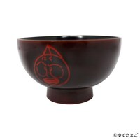 川連漆器「ミートくん椀」表面