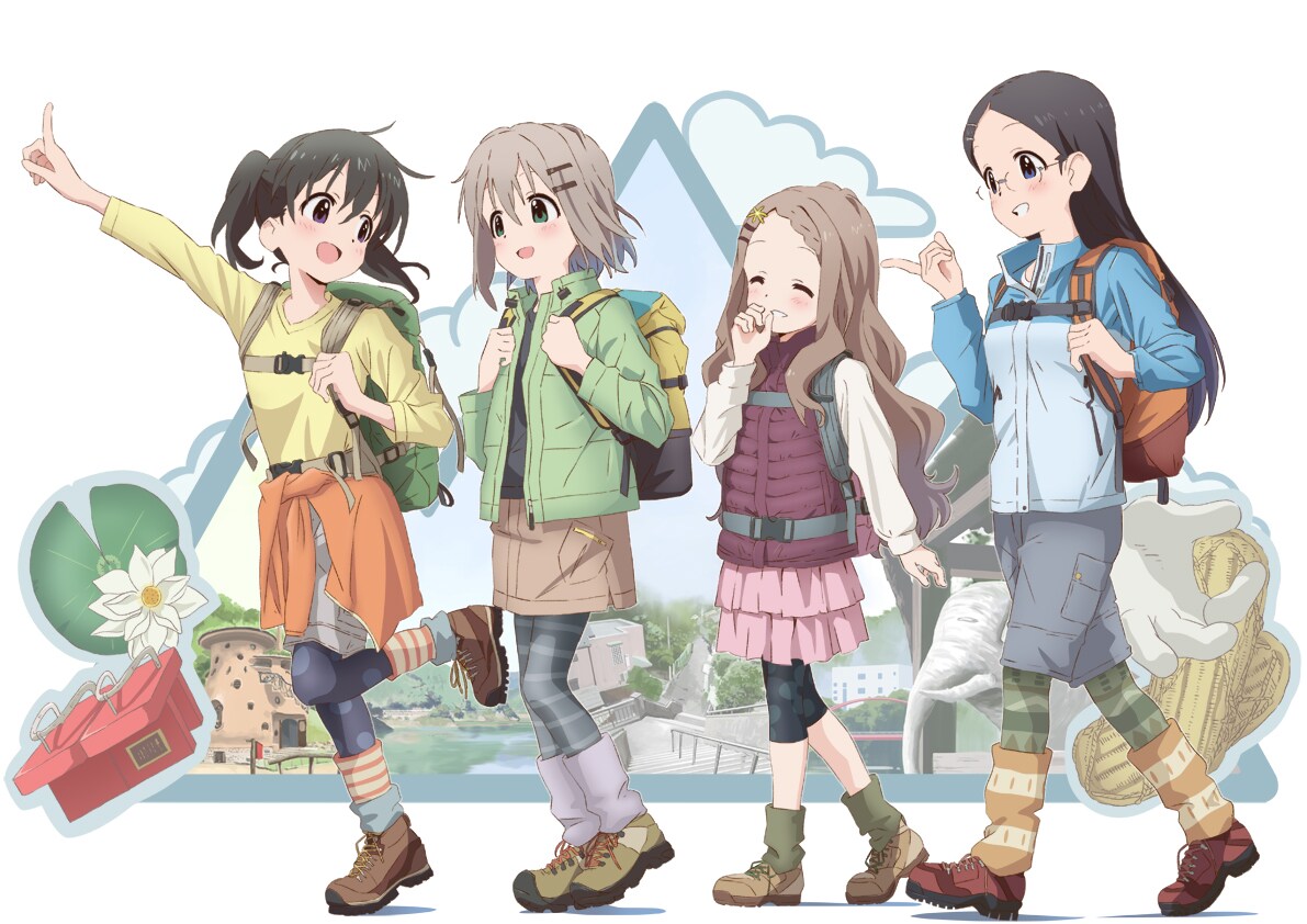 アニメ「ヤマノススメ」ビジュアル