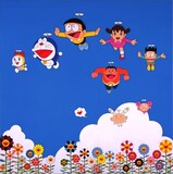 前回「THE ドラえもん展」村上隆出展作品「ぼくと弟とドラえもんとの 