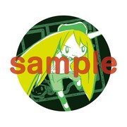 缶バッジのサンプル。