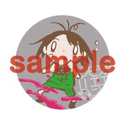 缶バッジのサンプル。