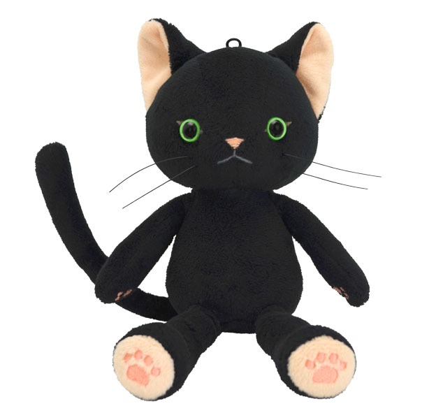 「にゃーコレ」ぬいぐるみ本体「Midnight」(黒)