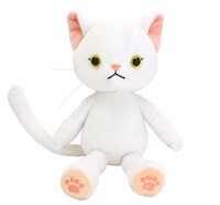 「にゃーコレ」ぬいぐるみ本体「Moonlight」（白）