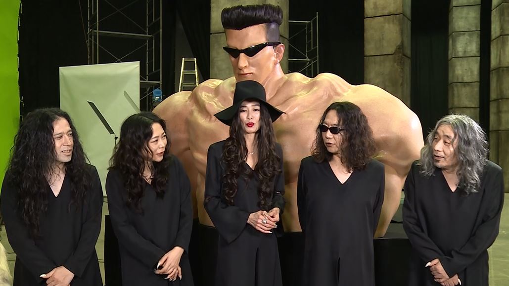 CMのメイキングカット。
