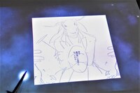 下書きから完成原稿までの制作過程を垣間見ることができる。