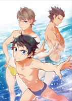 「DIVE!!」コミカライズ版の予告カット。(c) 2017森絵都・角川文庫刊／アニメ「DIVE!!」製作委員会