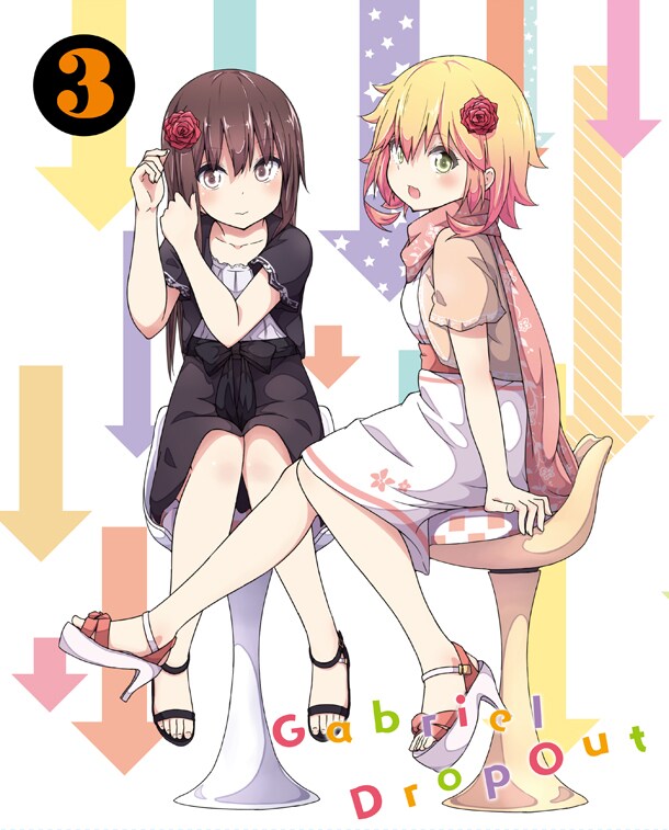 アニメ「ガヴリールドロップアウト」BD / DVD Vol.3のうかみ描き下ろし三方背ケース。