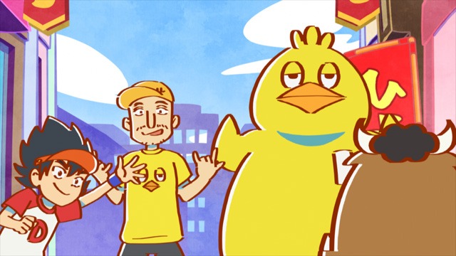 テレビアニメ「まけるな!! あくのぐんだん！」より。