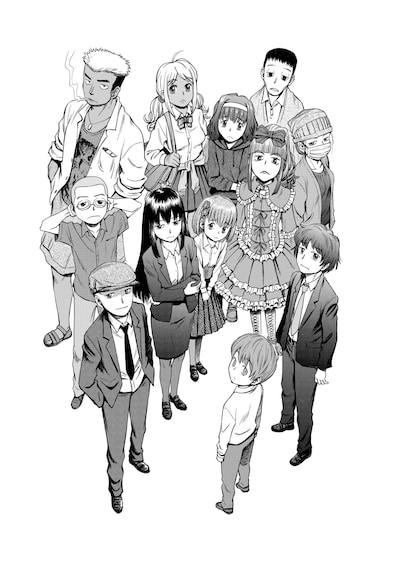 冲方丁原作による熊倉隆敏「十二人の死にたい子どもたち」の予告カット。(c)Ubukata Tow 2016　(c)熊倉隆敏／講談社