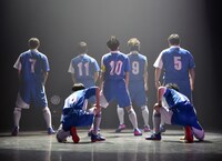 「超体感ステージ『キャプテン翼』」の制作発表会より。