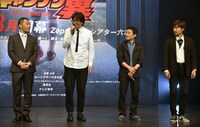 左から加世田剛、高橋陽一、EBIKEN（蛯名健一）、松永一哉。