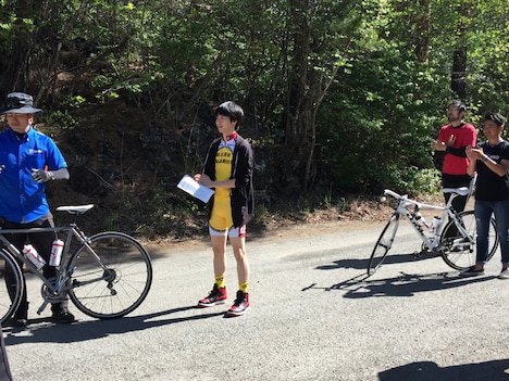 小越勇輝クランクイン当日の撮影風景。