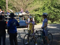 小越勇輝クランクイン当日の撮影風景。