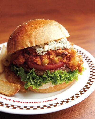 ヴィレッジヴァンガードダイナーに期間限定で登場する「スロッピー・ジョー」バーガー。