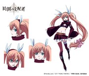 ミーナのキャラクター設定画。