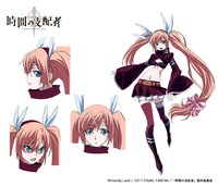 ミーナのキャラクター設定画。