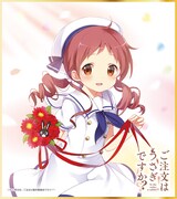 「ご注文はうさぎですか?? 色紙ガム チマメ隊Ver.」に付属す色紙る全7種の1枚。