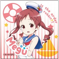 「ご注文はうさぎですか?? ラングドシャ チマメ隊Ver.」に付属するマグネットシート全4種の1枚。