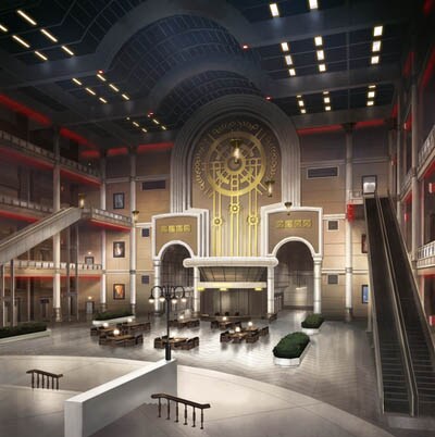 「十二大戦」の美術設定画。