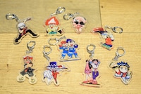 「コロコロコミック伝説（レジェンド）カフェ ～40th ANNIVERSARY～」内にて販売されるグッズの一部。