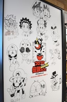 作家陣が描いたイラスト。