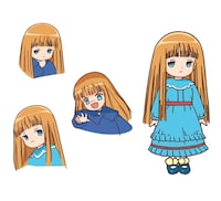 ジュジュのカラー設定画。