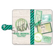 奥村雪男モデルの手帳型スマートフォンケース。