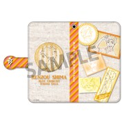 志摩廉造モデルの手帳型スマートフォンケース。