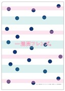 初回限定生産豪華版の予約特典としてプレゼントされるクリアファイル（裏）。