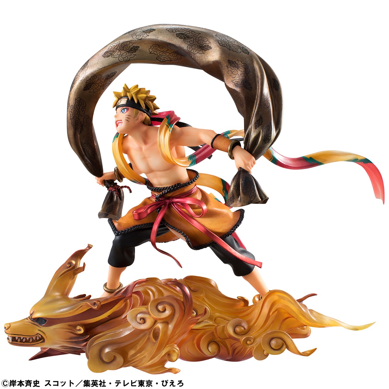 「G.E.M.シリーズ remix NARUTO-ナルト- 疾風伝 風神雷神セット」より風神ナルト。