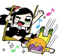 「ハニカムチャッカ」のLINEスタンプ。