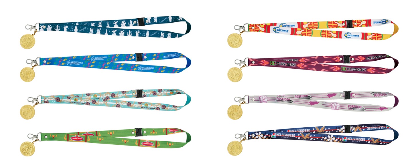 F賞 記念メダルつきネックストラップ