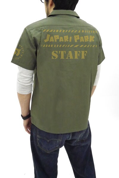 「ジャパリパーク ワッペンベースワークシャツ」着用イメージ