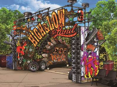 「HiGH＆LOW THE LAND」イメージ。