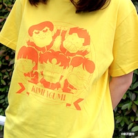 「ハイスクール！奇面組 Tシャツ」の着用例。