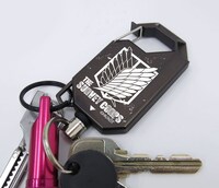 調査兵団リールキーホルダーの使用例。