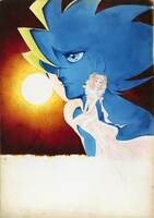 1981年に発売されたLP「ロック組曲」のカバーイラスト。