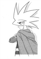 「超人ロック」展示用描き下ろしイラスト