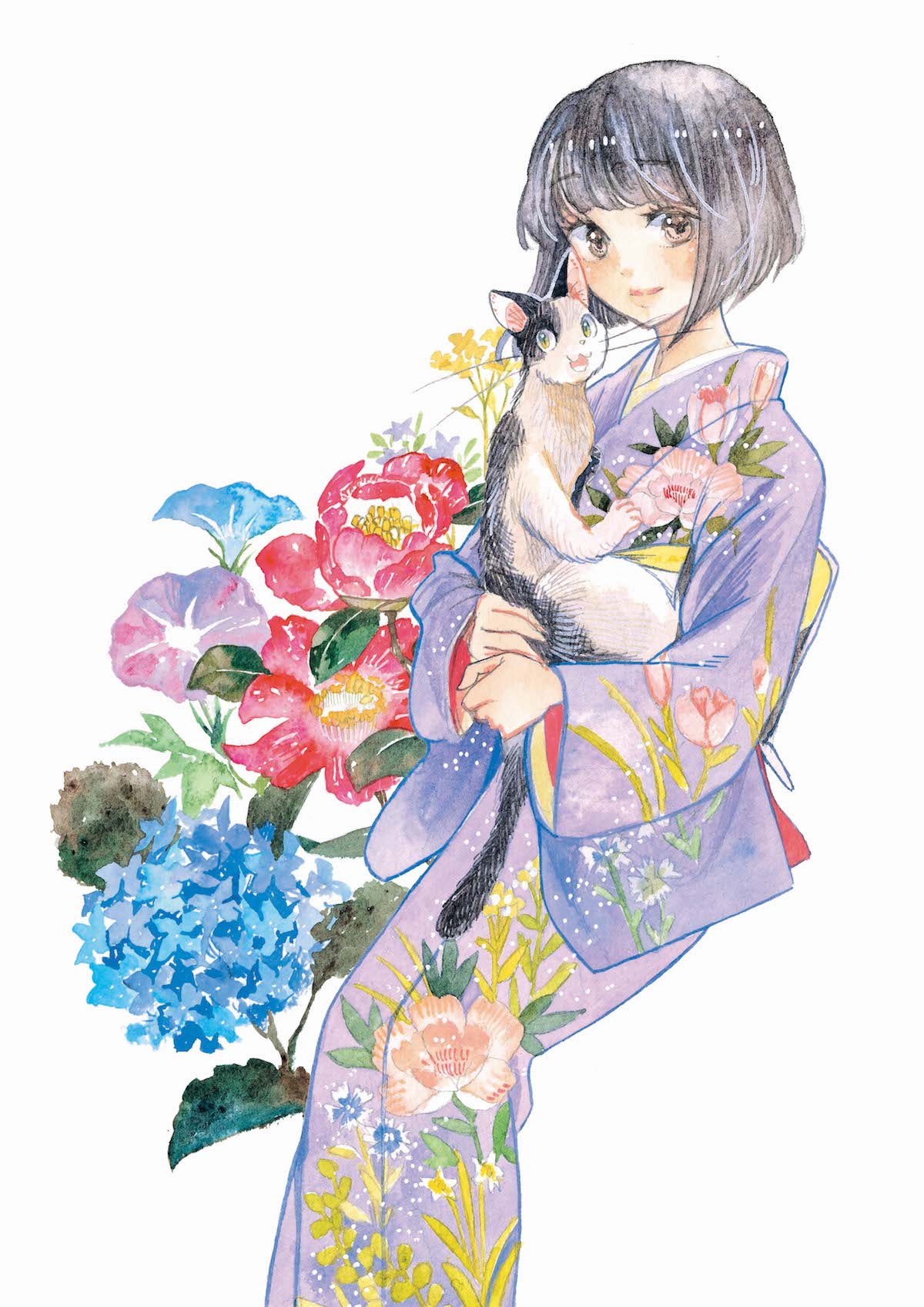 「恋せよキモノ乙女」カラーカット