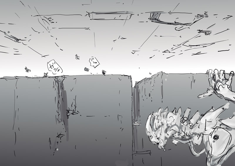 「劇場版『BLAME!』 弐瓶勉描きおろし設定資料集」より。