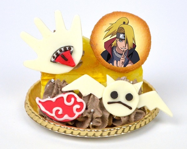 「デイダラの『オイラの芸術は…爆発だ！…喝！』ケーキ（パイン＆マンゴーケーキ）」