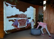 J-WORLD TOKYOで展開される、「NARUTO」をテーマにしたスペース。