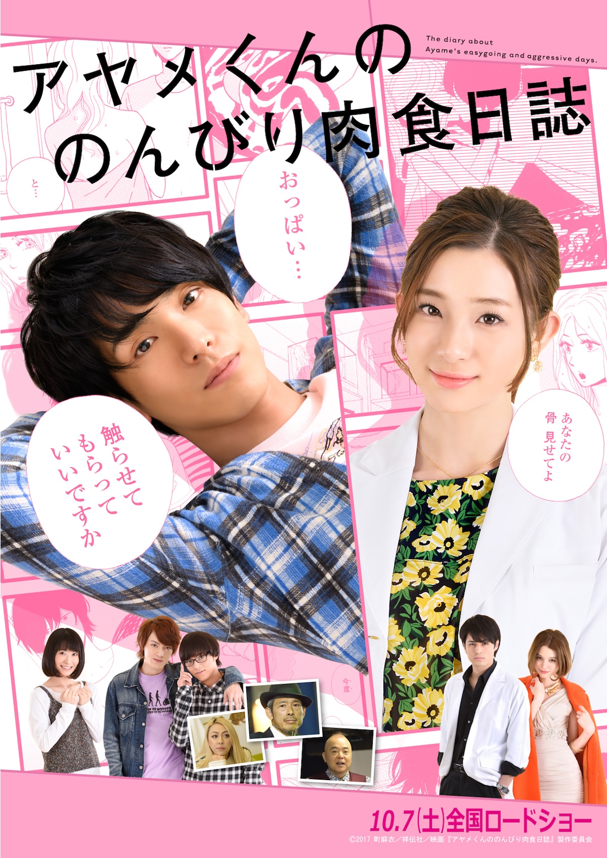「アヤメくんののんびり肉食日誌」キービジュアル