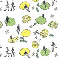 「髭切・膝丸とレモン・ライム」の絵柄。