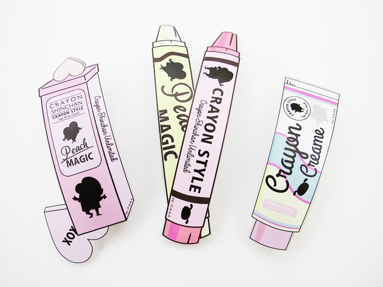 「CRAYON STYLE」のヘアクリップ。